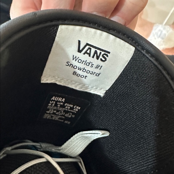 Vans Black and White Snowboard Boots - Picture 3 of 3